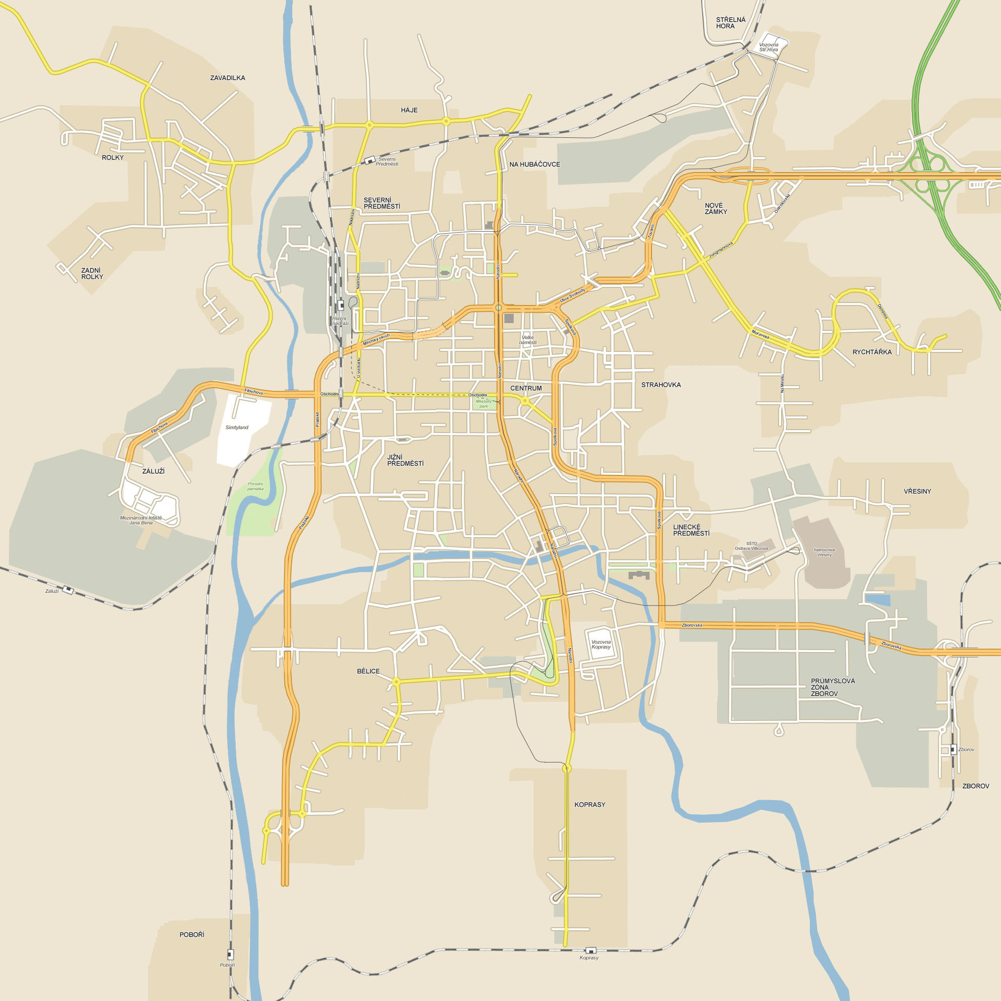 Online mapa